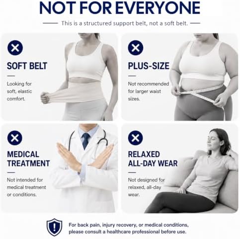 Women's Lumbar Support Belt, back brace with pulley system