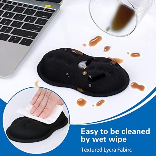 2 Pack Mouse Wrist Rest, Canjoy Wrist Rest for Mouse Memory Foam Wrist Pad