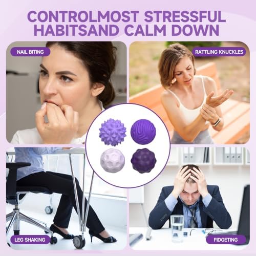 Magnetic Fidget Balls for Adults & Teens, Quiet Fidget Toys for Office Desk