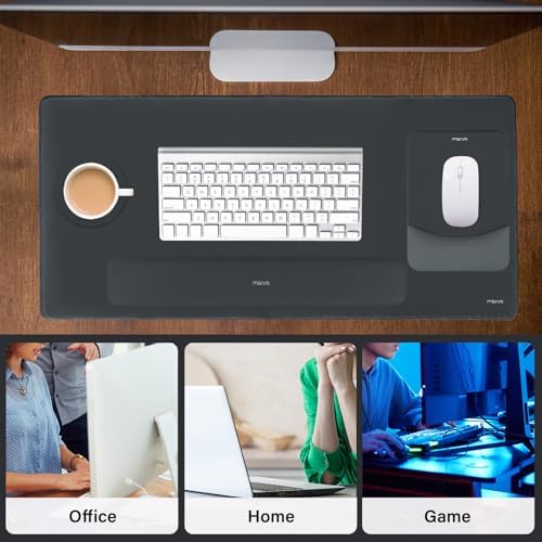 MOSISO Keyboard Mouse Pad Set, Large Gaming Mouse Pad&Keyboard Wrist Rest