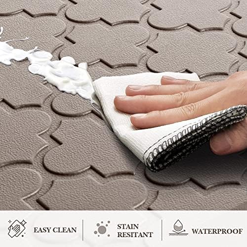 Kitchen Mat 2 PCS Cushioned Anti-Fatigue Floor Mat Standing Mat for Kitchen