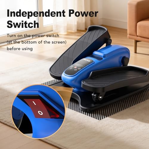 Under Desk Elliptical Leg Exerciser While Sitting for Seniors