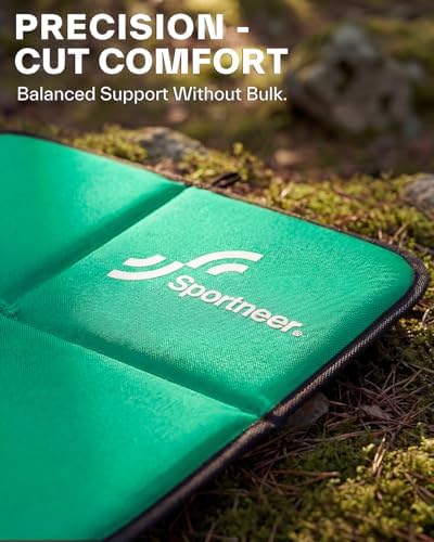 Sportneer Sitting Pad, Lightweight Waterproof Folding Seat Pad for Backpacking, 15.75'' x 15.75'' Portable Camping Seat Mat for Hiking, Picnics & Outdoor Use