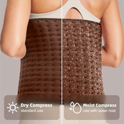 VALGELUIK Heating Pad for Back Pain Relief, 12"x24" Electric Heat Pad Gifts