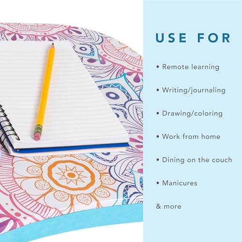 LAPGEAR MyStyle Lap Desk – Mandala, Fits 15.6” Laptops