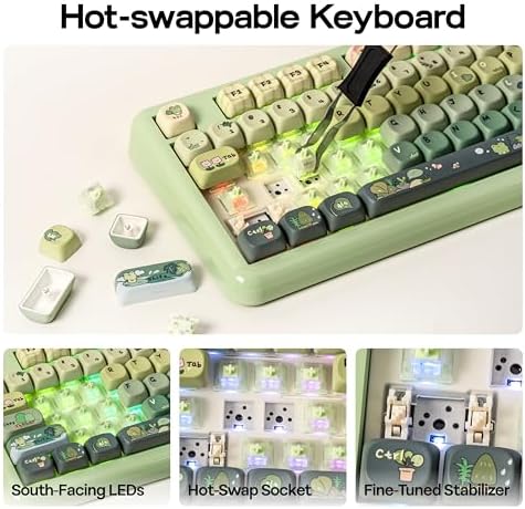 KiiBoom Phantom98 Lite 96% Wireless Mechanical Gaming Keyboard, VIA Custom