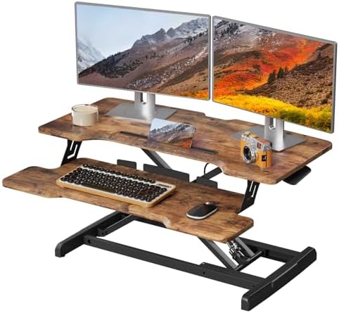 32" Standing Desk Converter, Quick Sit to Stand Desk Riser