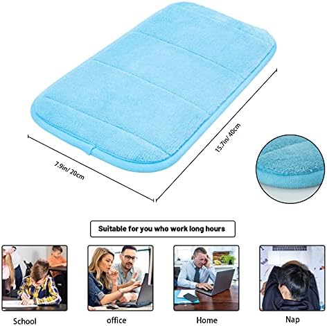 2 Sets Upgrade Computer Wrist Elbow Pad, DILIBRA Portable Memory Foam