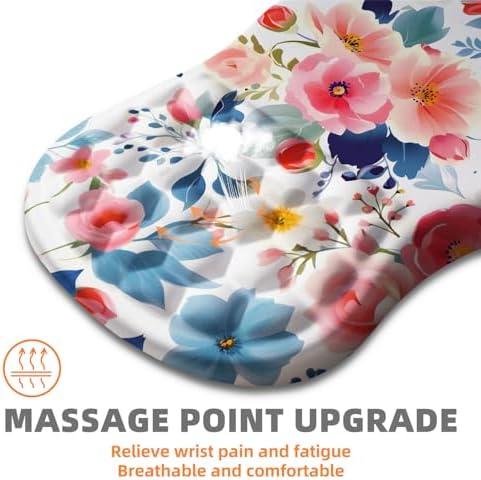Ergonomic Mouse Pad Wrist Support for Carpal Tunnel Pain Relief