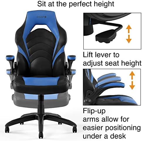 Staples Emerge Vortex Gaming Chair, Ergonomic, Swivel, Black, 2-Pack