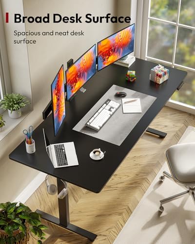 SANODESK 71x32'' Large Electric Computer Height Adjustable Standing Desk