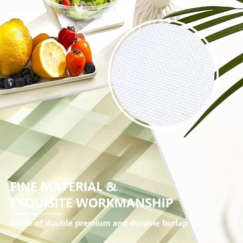 Sophisticated Contemporary Aesthetic Linen Placemats, Subtle Shading Refined Look Table Mats for Table Washable Heat Insulation Thick Dining Mat, Indoor/Outdoor 12X18 in 4 Pcs