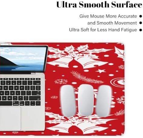 Christmas Large Mouse Pad Non-Slip Rubber Long Gaming Desk Mat