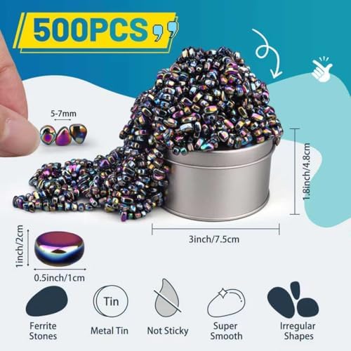 Easter Basket Stuffer Gifts, Ferrite Putty Magnetic Fidget Toys for Adults, Desk Toy for Men Sensory Autism ADHD Office, Cool Gadgets for Stress Relief, Fidget Putty Stones for Valentines Day