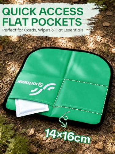 Sportneer Sitting Pad, Kid-Sized Waterproof Foldable Seat Mat, Portable Camping Cushion for Outdoor Adventures, Daycare, Park & Family Picnics