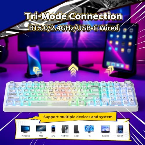 LEOBOG X Aula Wireless Mechanical Keyboard 8000mAh Creamy Gaming Keyboards