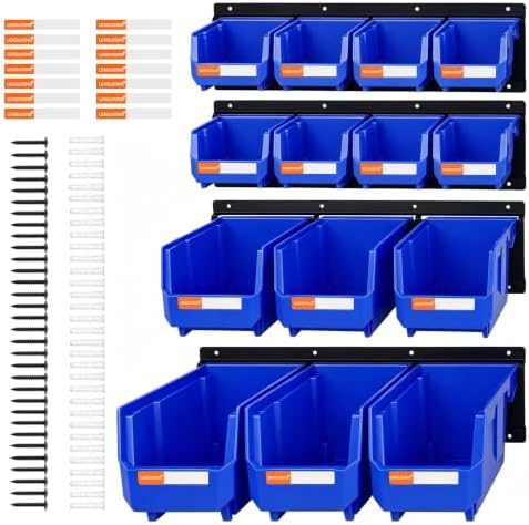 14pc Wall-Mounted Organizer V1 V2 V3 Master Combo Set Blue