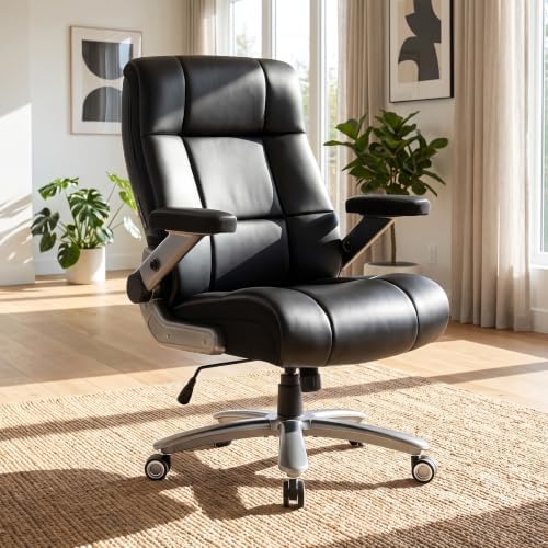 Big and Tall Office Chair with Massage and Heat