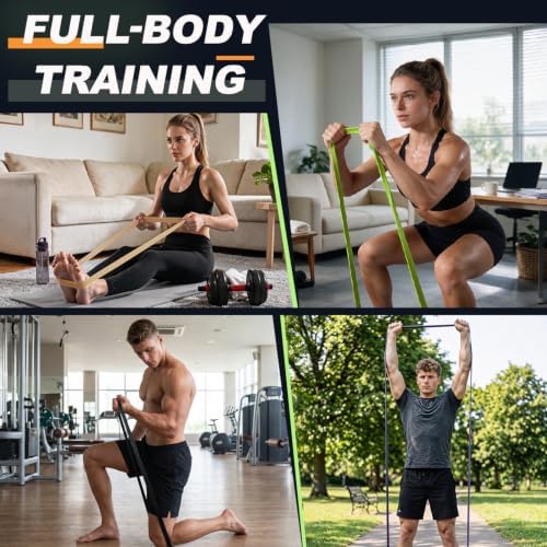 LEEKEY Resistance Bands Set for Pull Up Assistance & Exercise