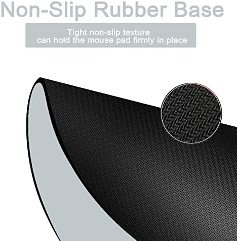 Small Mouse pad, Portable, Waterproof Non-Slip Rubber Bottom, Suitable for Wireless Mouse, Laptop Keyboard Tray for Both Men and Women, Office Travel Grey 5.5x7.5in