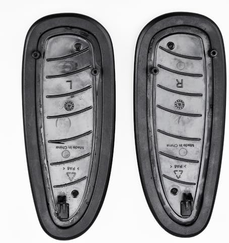 MingYi.office Arm Pads Caps Replacement for Humscale Liberty Office Chair, for Fixed and Height Adjustable Arm, Black Vinyl (1-Pair). (for Height Adjust Arm)