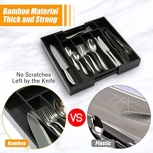 Kitchen Silverware Drawer Organizer and Storage Kitchen Gadgets Best Sellers 2025 First Apartment Essentials New Home Must Haves Things Stuff Accessories House Warming Housewarming Hostess Host Gifts