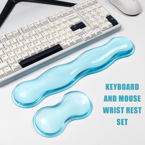 Gel Keyboard and Mouse Wrist Rest Set,Wrist Pad for Computer Keyboard