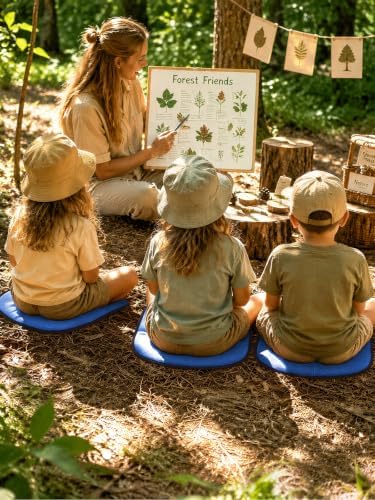 Sportneer Sitting Pad for Kids, Lightweight Waterproof Folding Seat Pad, Portable Camping Cushion for Hiking, Picnics, Outdoor Adventures