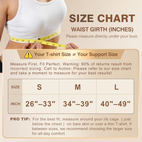 Invisible Posture Corrector for Women Lightweight Adjustable Back Brace for & Upper Back Shoulder Neck Pain Relief - Improve Posture Correct Hunchback Slouching Spine Corrector Under Clothes Large