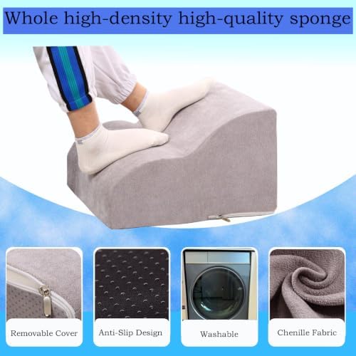 Foot Rest for Under Desk at Work.Multifunctional 3-Tier Foot Stool