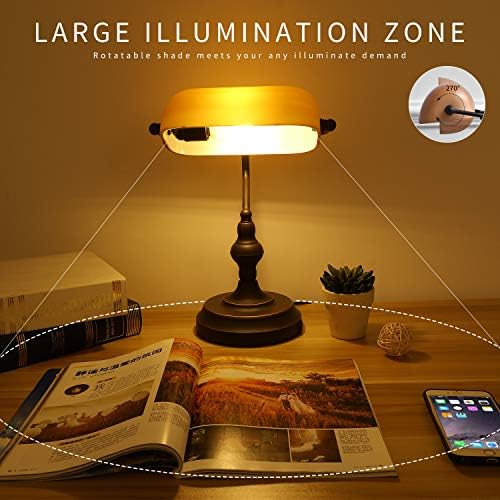 Banker Desk Lamp, Oil Rubbed Bronze Banker's Lamp