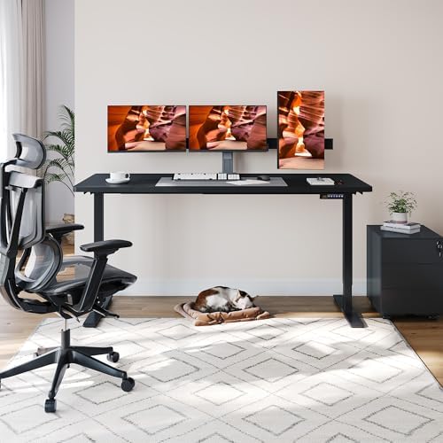 71''x31''Dual Motor Adjustable Large Standing Desk for Home Office