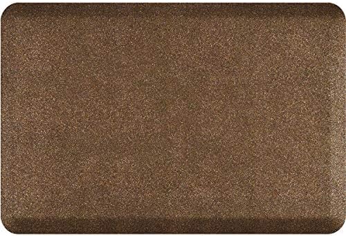 WellnessMats Granite Collection Anti-Fatigue Floor Mat, Polyurethane – Ergonomic Support Pad for Home, Kitchen, Garage, Office Standing Desk – Water Resistant - Made in USA