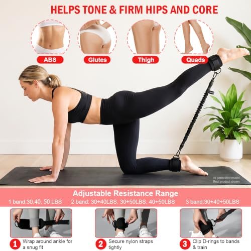 Pull Up Assistance Bands, Resistance Bands Set with Handles for Men Women, Workout & Exercise Bands, 5-Level Elastic Bands for Working Out, Stretch Bands for Home Gym, Stretching & Physical Therapy