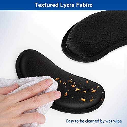 Mouse Wrist Rest, Canjoy 2 Pack Wrist Rest for Mouse Memory Foam Wrist Pad