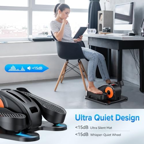 GUGTTR Under Desk Elliptical Machine, Electric Leg Exerciser for Seniors