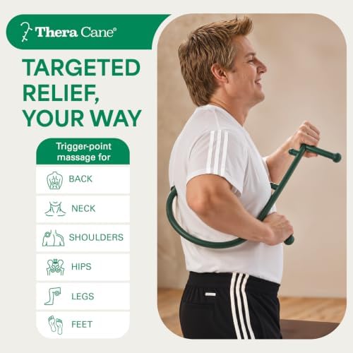 Thera Cane Massager (Green, 2 Pack)