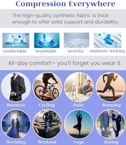 Compression Shirt Men Slimming Body Shaper Vest Crewneck Workout Tank Top