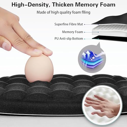 Canjoy Mouse Pad with Wrist Rest, Ergonomic Wrist Support with Massage