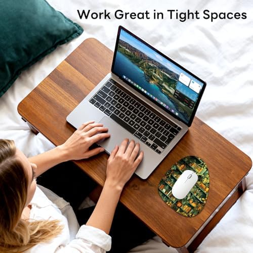 Water Drop Mouse Pad 7.3x8in Non-Slip for Laptop, Cute Cat