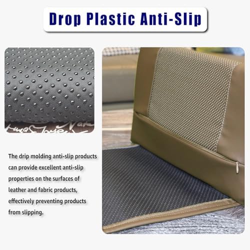 Non-Slip Head Pillow for Recliners - Neck Support Memory Foam Cushion with Breathable Perforated Leather Cover, Offering Relief at Home, Office, and Travels,Brown