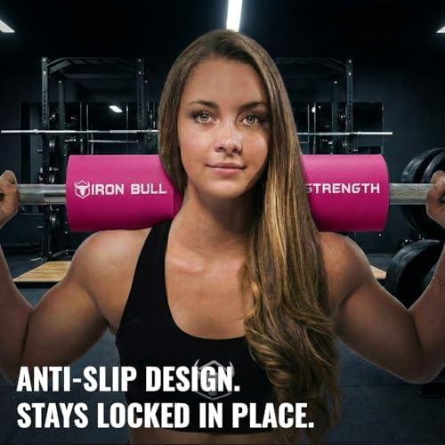 Advanced Squat Pad - Barbell Pad for Hip Thrusts, Squats & Lunges - Neck & Shoulder Squat Bar Pad Cushion Support Foam for Extra Comfort