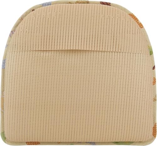 Klear Vu Raindrop The Gripper Non Slip Chair Cushions, Soft & Comfortable Seat Pad, Sitting Pillow for Kitchen, Dining or Office, 6 Count (Pack of 1), Scottie Dogs