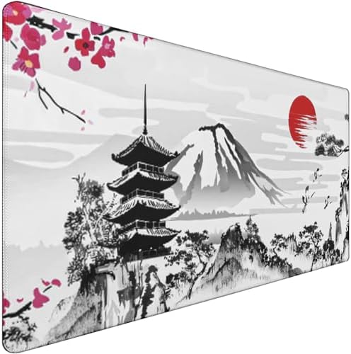 Japanese Landscape Large Mouse Pad Large Extended Mouse Pad