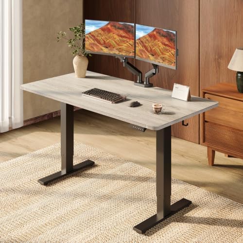 SANODESK 1'' Thick One-Piece 55 x 28'' Height Adjustable Standing Desk