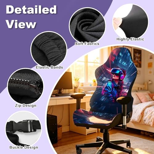 Gaming Chair Covers Only, 3D Printing Soft Fit Scratch Resistant