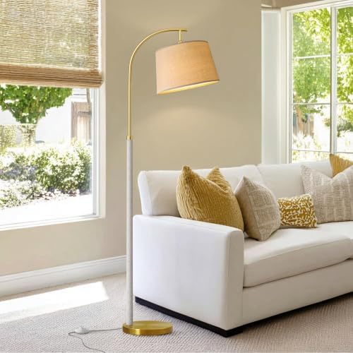 Real Wood Floor Lamps for Living Room Bedroom, 62" Mid Century Modern Lamp