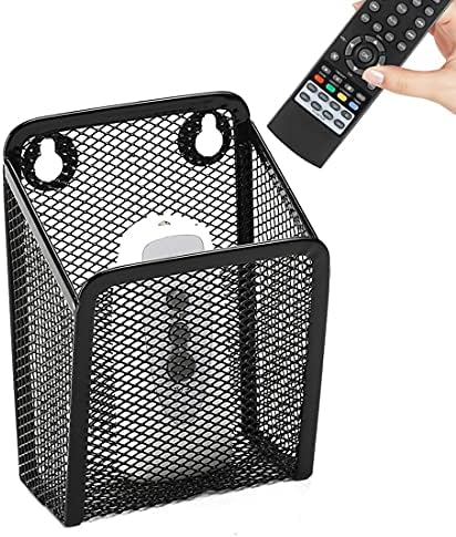 Remote Control Holder Wall Mount Media Organizer Storage Box
