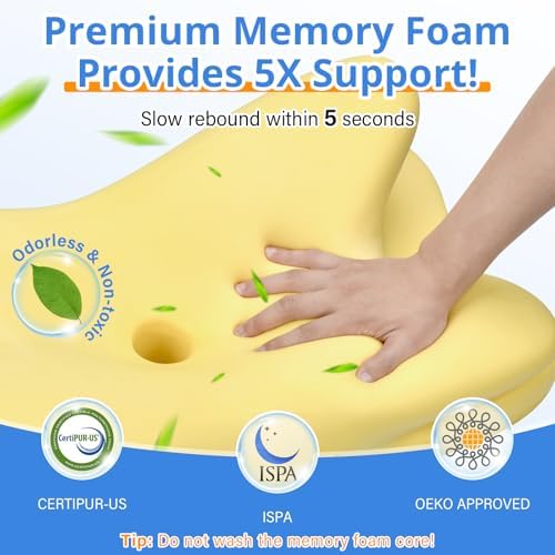 Cervical Neck Pillow, Ergonomic Pillow for Neck Pain Relief