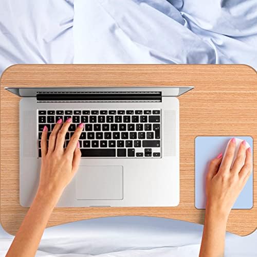Small Mini Mouse Pad, 5x6 & 5.7x7.5 Inch, Portable, Waterproof, Non-Slip Rubber Base, Fits Wireless Laptop, Blue